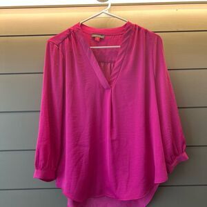 Women's Vince Camuto Hot Pink Blouse, Size S